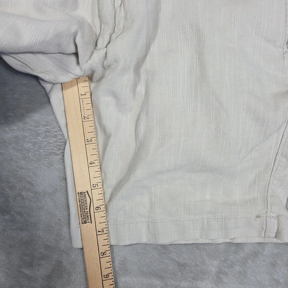 Banana Republic Aiden Club Shorts Mens 30 Beige Textured Dobby Cotton Stretch